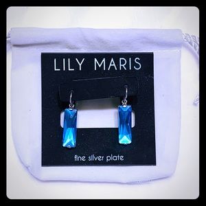 Lily Maris Turquoise earrings silver plated
